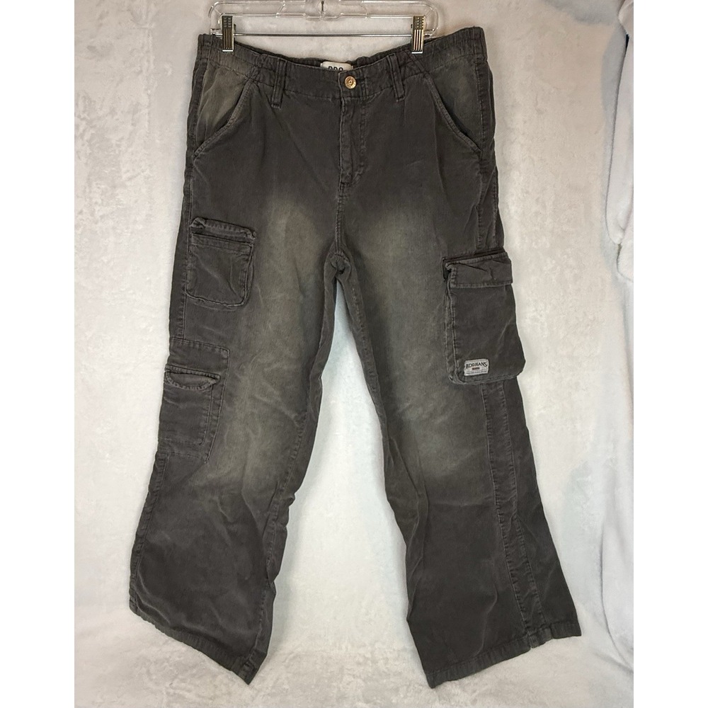 BDG Urban Outfitters Gray Corduroy Cargo Pants XL Streetwear Utility